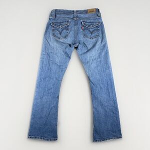Vintage Y2K Levi's 542 Low Flare Jeans Womens Blue Denim Bootcut Size 6 31 x 31